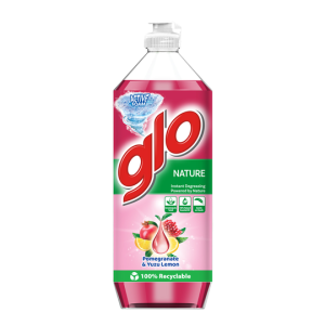 GLO NATURE POMEGRANATE AND YUZU LEMON DISHWASH LIQUID 800ML