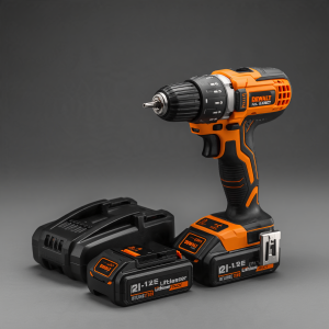 CORDLESS DRILL DRIVER 12V WITH 2 BATTERIES