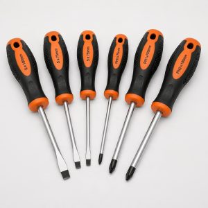 SCREWDRIVER SET 6PCS MAGNETIC TIP
